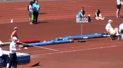 Mary Saxer pole vault 460 attempt 2