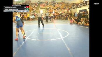 118 lbs 5th Place Match - Brie Breitenstein, Beulah Park vs Abbigayle Noel, Pursuit Wrestling