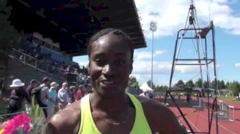 Leslie Cole 1st in 200, 3rd in 100 at Victoria International Track Classic 2011