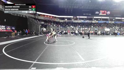 100 lbs Quarterfinal - Heather Weaver, Stilly Dreams vs Macie Kempker, Blair Oaks WC