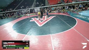 140 lbs Cons. Semi - Regan Heywood, Utah vs Cara Andrews, Wyoming