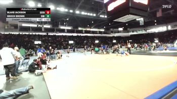 120 lbs Champ. Round 2 - Blake Jackson, South Kitsap vs Brock Brown, Semaihmoo