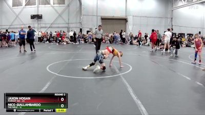 72 lbs Round 2 (4 Team) - Jaxon Hogan, Pursuit WA vs Nico Giallambardo, The Rock