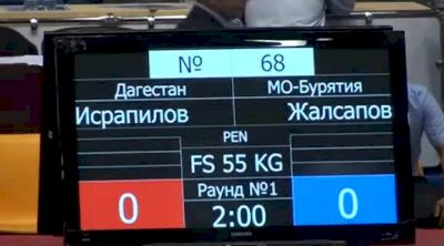 55 lbs match Israpilov vs. Jalsopov