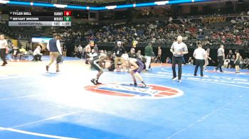 106 Class 3 lbs Quarterfinal - Tyler Bell, Kearney vs Bryant Brown, Mehlville