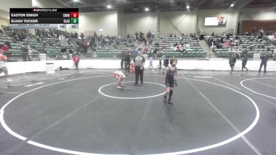 78 lbs 3rd Place - Elijah Tucker, Gladiator WC vs Easton Emigh, Corning Sharks