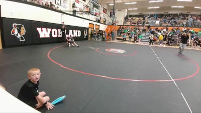 97-108 lbs Round 2 - Hailey Robinson, Thermopolis Middle School vs Dayton Basse, Thermopolis Middle School