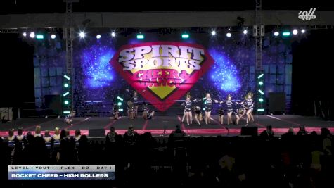 Rocket Cheer - High Rollers [2025 L1 Youth - Flex - D2 Day 1] 2025 Spirit Sports Worcester Nationals