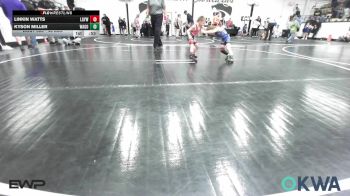 46 lbs Quarterfinal - Linkin Watts, Locust Grove Youth Wrestling vs Kyson Miller, Wagoner Takedown Club