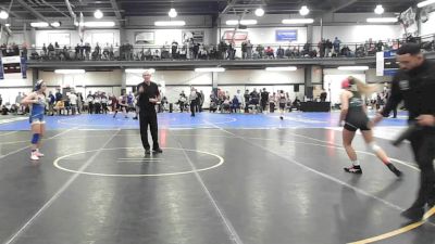 126Yellow lbs Rr Rnd 2 - Sara Pauls, Minisink Valley vs Emma Penna, Lockport