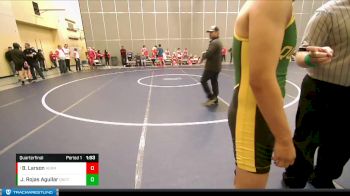 160 lbs Quarterfinal - Benjamin Larson, Hermiston vs Jonathan Rojas Aguilar, Quincy