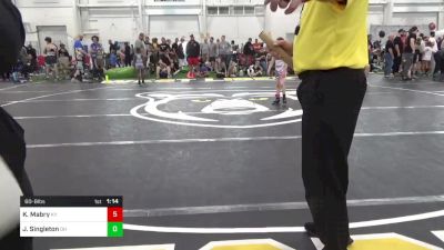 60-B lbs Consolation - Kaysen Mabry, KY vs Jaxson Singleton, OH