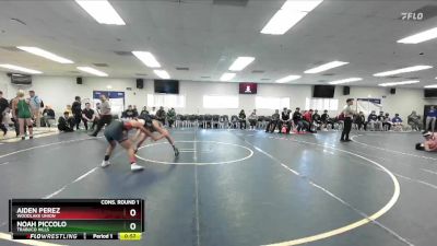 132 lbs Cons. Round 1 - Aiden Perez, Woodlake Union vs Noah Piccolo, Trabuco Hills