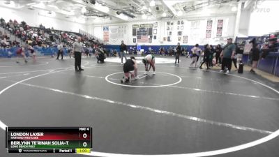 155 lbs Cons. Round 5 - London Laxer, Harvard Westlake vs Berlynn Te`Rinah Solia-Tago, Long Beach Poly