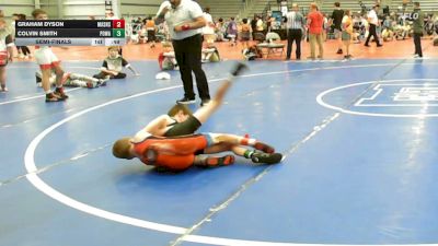 65 lbs Semifinal - Graham Dyson, Mat Assassins Black - EL vs Colvin Smith, POWA - EL