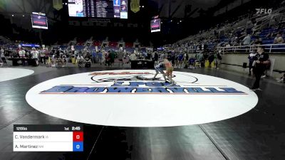 126 lbs Cons 32 #1 - Cody Vandermark, IA vs Anastacio Martinez, NM