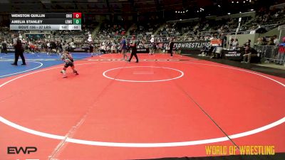 37 lbs Consolation - Wenston Quillin, Chickasha Wrestling vs Amelia Stanley, Legacy Elite Wrestling Club
