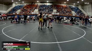 113 lbs Cons. Semi - Markwan Hawkins, St. Frances Academy vs Quinn Allen, Mount Saint Joseph