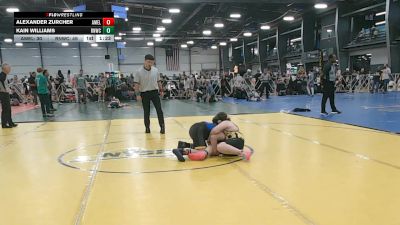 130 lbs Round 2 - 10:45am Saturday - Kain Williams, Ranger Wrestling Club vs Alexander Zurcher, America Elite