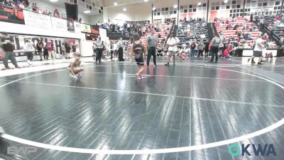 64 lbs Rr Rnd 1 - Leonardo McClain, Verdigris Youth Wrestling vs Callan Carson, Salina Wrestling Club