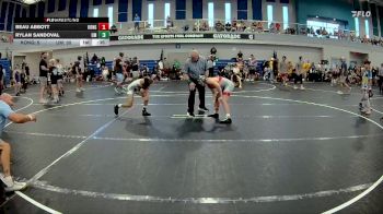 96 lbs Quarterfinals (8 Team) - Beau Abbott, KONG MS vs Rylan Sandoval, Misfits United
