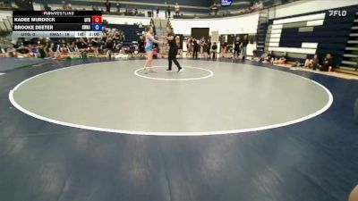 135 lbs Round 4 (6 Team) - Kadee Murdock, Utah Gold vs Brooke Deeter, Sanderson Wrestling Academy 1