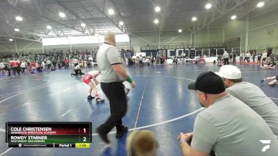 90 lbs Round 3 - Rowdy Starner, Southwest Wolverines vs Cole Christensen, Sanderson Wrestling Academy