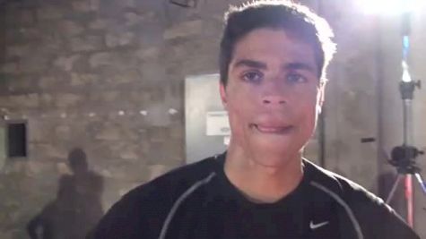 Matt Centrowitz after hitting A Standard 3:34.69 at Paris Diamond League Meeting Areva 2011
