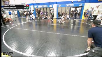58-61 lbs Quarterfinal - Dakota Taylor, Sperry Wrestling Club vs Hayden Gregory, Tulsa Blue T Panthers