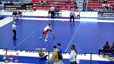 157 lbs Quarterfinal - Kyler North, Southern Virginia vs Hunter Ballantine, Shenandoah University