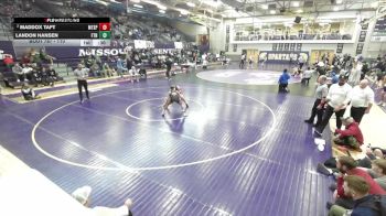 110 lbs Cons. Semi - Maddox Taft, Mount Spokane vs Landon Hansen, Frenchtown