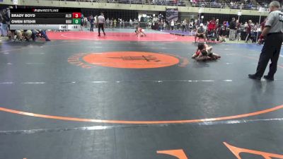 75 lbs Quarterfinal - Brady Boyd, Alexandria vs Owen Stehr, Hegins