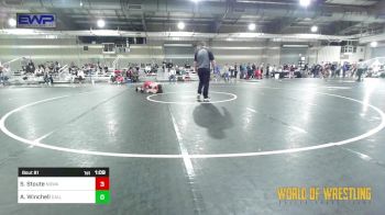 95 lbs Round Of 16 - Sy Stoute, North Desoto Wrestling Academy vs Ayden Winchell, Callan Wrestling Academy