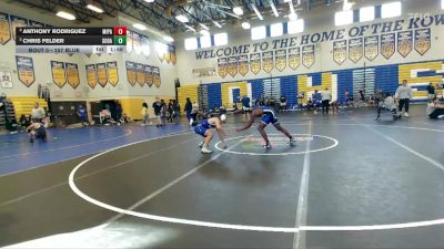 157 Blue Cons. Round 1 - Anthony Rodriguez, Miami Palmetto vs Chris Felder, South Dade