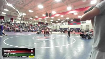 190 lbs Cons. Round 3 - Adrian Perez, Monte Vista vs Jacob Gamboa, Mar Vista