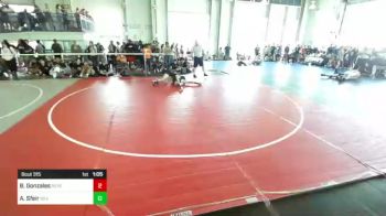 116 lbs Semifinal - Bryce Gonzales, Reverence Grappling vs Aiden Sfeir, Silver Back WC