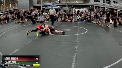 80 lbs Placement (4 Team) - Mason Reis, Buffalo Valley WC vs Louis Rabelo, Cordoba Trained