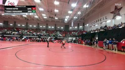 120 lbs Champ. Round 1 - Roman Estes, Coppell vs Fonzy Fernandez, Eastwood