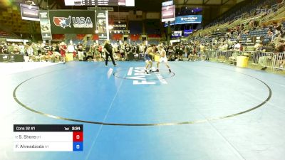 126 lbs Cons 32 #1 - Spencer Shore, OH vs Firdavs Ahmadzoda, NY