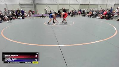 144 lbs Quarters & 1st Wb (16 Team) - Bryce Palmer, Texas Blue vs Jerzey Ryan, New Jersey