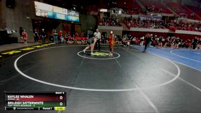 235 lbs Round 2 (8 Team) - Khylee Whalen, Dumas vs Brileigh Satterwhite, Fort Worth Benbrook