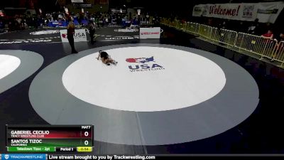 92 lbs Champ. Round 1 - Santos Tizoc, California vs Gaberiel Cecilio, Tracy Wrestling Club