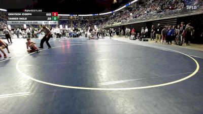 115 lbs Consy 4 - Grayson Joseph, Mars vs Tanner Ingle, Juniata