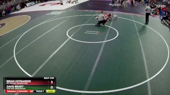 Cons. Round 1 - Davis Brady, Ashland-Greenwood vs Brian Ostrander, Mt. Michael Benedictine