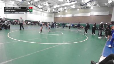 175 lbs Cons. Round 4 - Alexander Arreola, Montclair vs Brian Perez, Carson