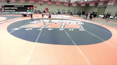 133 lbs Consolation 1st - Emmitt Newton, Coe vs Gavin Hilyar, Augsburg