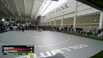 138 lbs Champ. Round 2 - Nate Bentz, Gallitin vs Finn McDonald, Gallitin