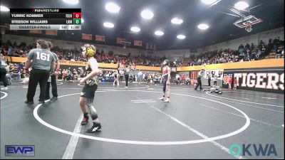 88 lbs Quarterfinal - Steegon Williams, Lions Wrestling Academy vs Yurric Kommer, Tecumseh Youth Wrestling