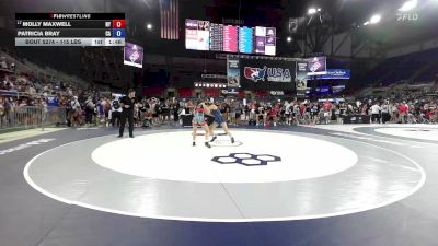 115 lbs Champ. Rd Of 64 - Molly Maxwell, NY vs Patricia Bray, CA