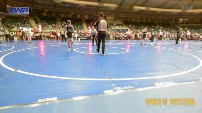 96 lbs Consi Of 8 #1 - Jaxon Fincher, BullTrained vs Brentley Mabe, Techfall Wrestling Club